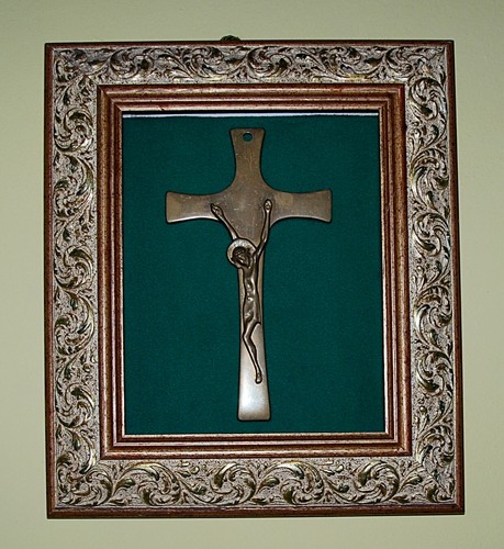 Crocefisso ottone - crocefisso,