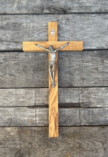 Crocifisso legno ulivo - di,