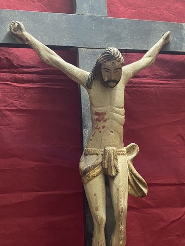 Antico crocefisso parete in - parete,