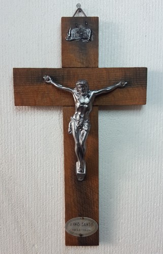 Crocefisso legno stagno - legno,