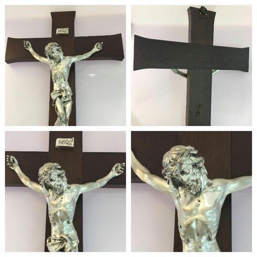Crocefisso legno massiccio - crocefisso,