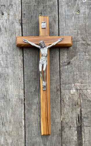 Crocifisso legno ulivo - in,