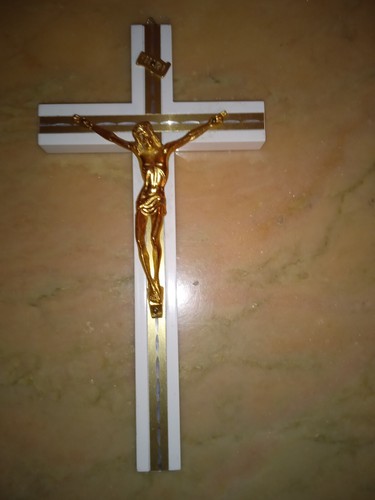 Crocefisso moderno legno - crocefisso, in