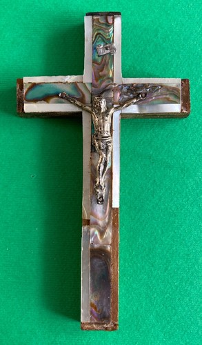 Crocefisso legno metallo e - crocefisso,
