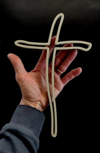 Crocefisso legno per parete