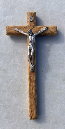 Crocifisso legno ulivo - di,
